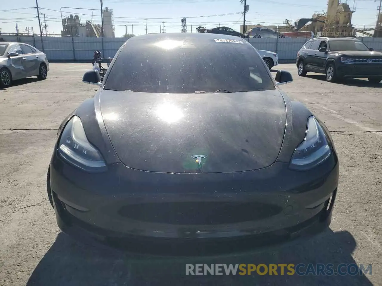 5 fotografías del automóvil dañado 5YJ3E1EA0KF357477 TESLA MODEL 3 2019