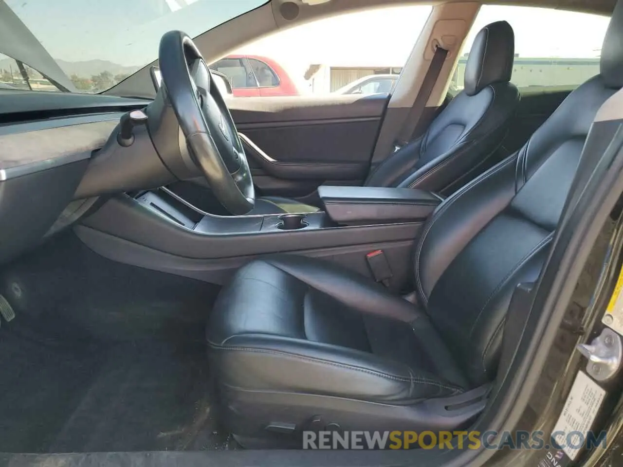 7 fotografías del automóvil dañado 5YJ3E1EA0KF357477 TESLA MODEL 3 2019