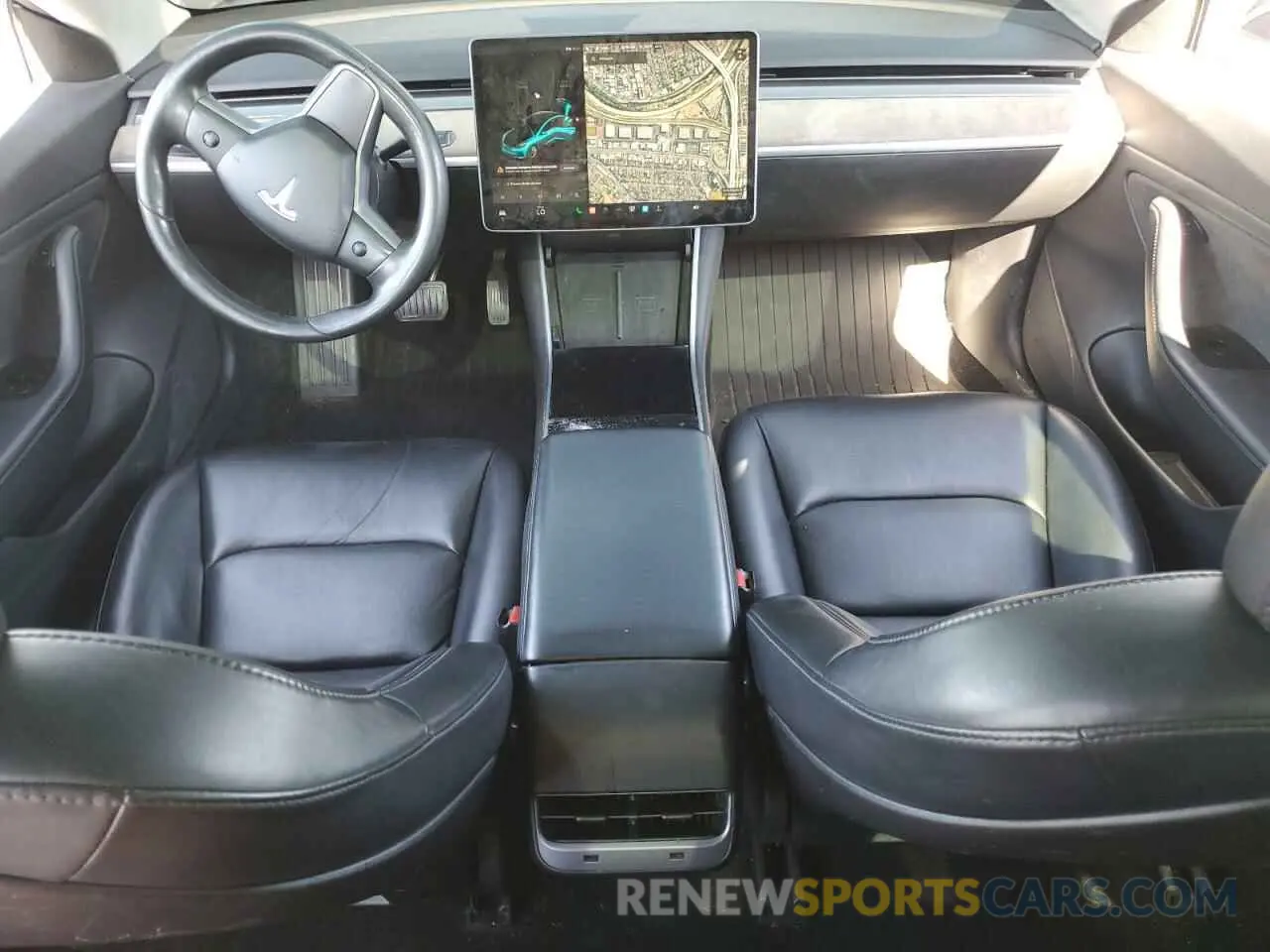 8 fotografías del automóvil dañado 5YJ3E1EA0KF357477 TESLA MODEL 3 2019
