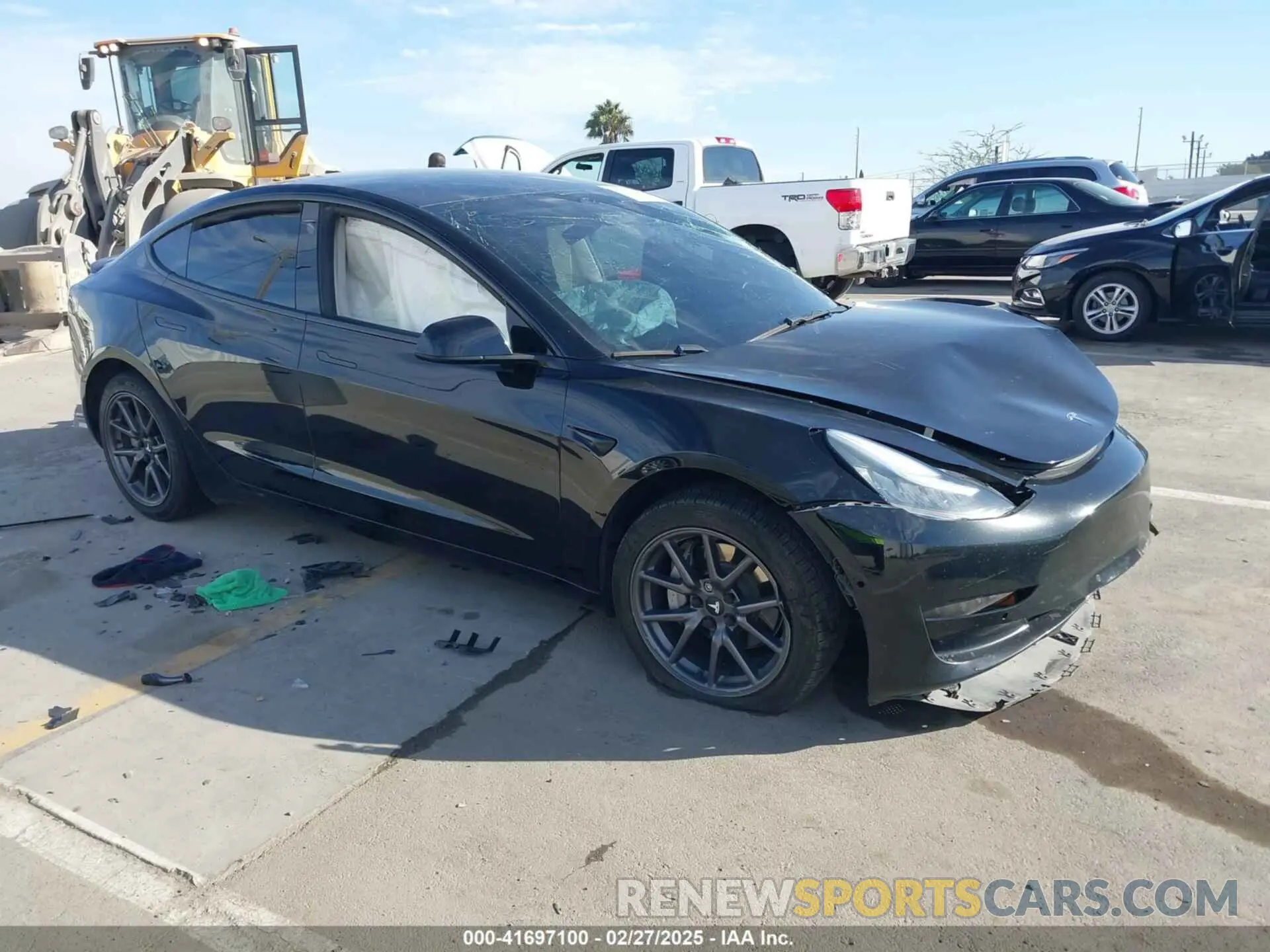 1 fotografías del automóvil dañado 5YJ3E1EA0KF399082 TESLA MODEL 3 2019