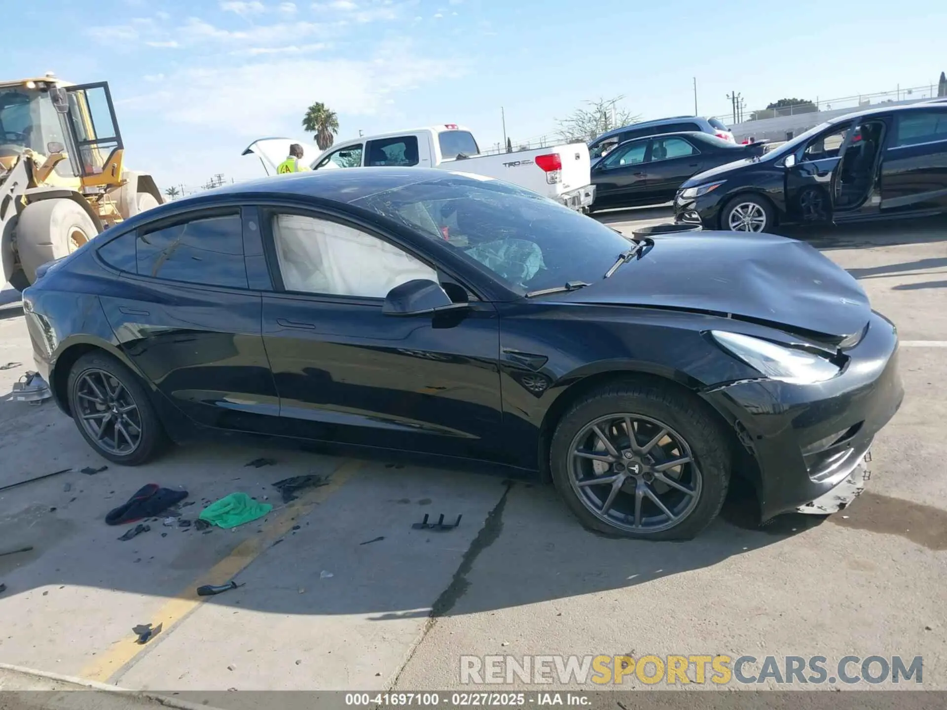 13 fotografías del automóvil dañado 5YJ3E1EA0KF399082 TESLA MODEL 3 2019