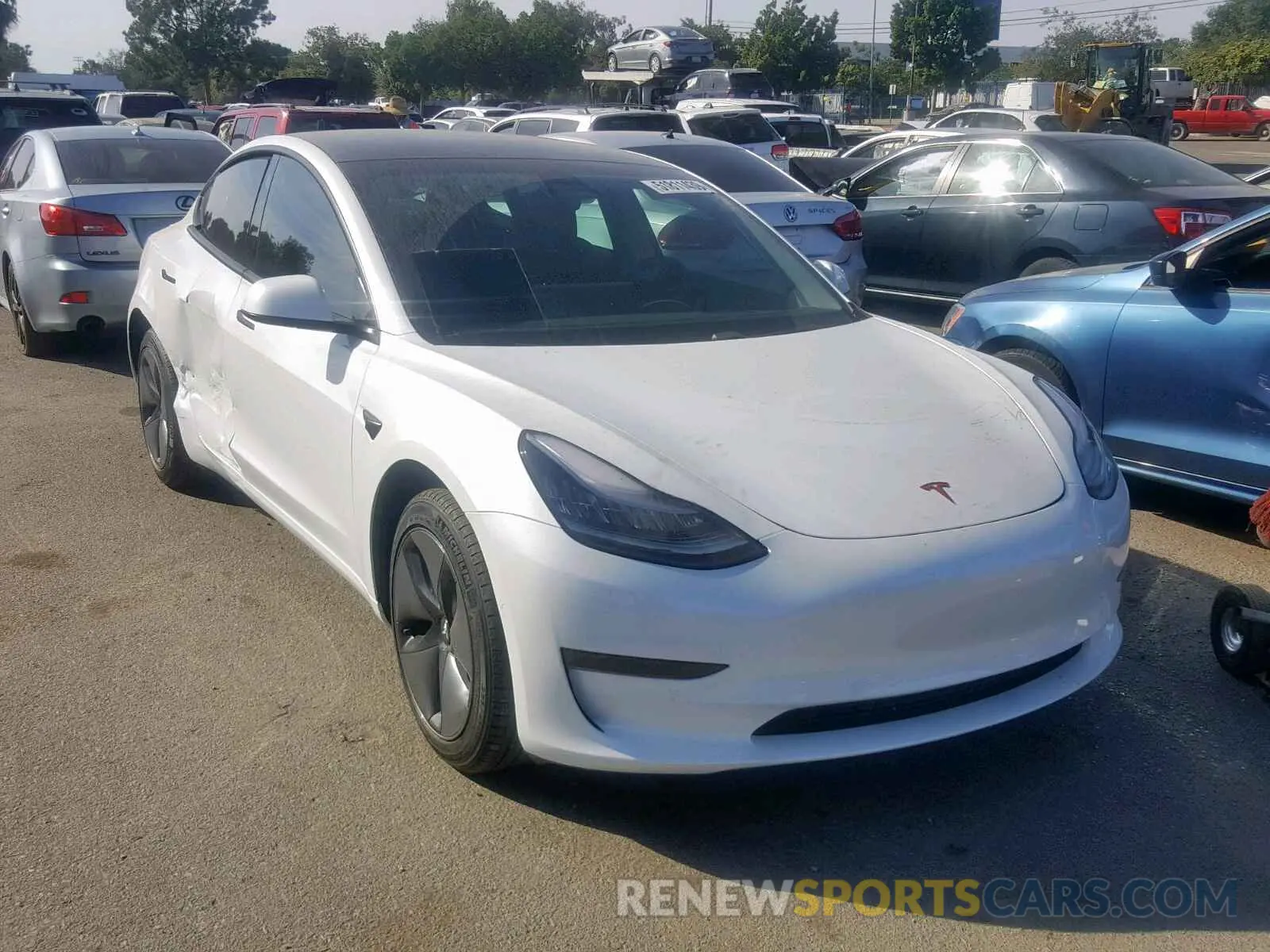 1 fotografías del automóvil dañado 5YJ3E1EA0KF416026 TESLA MODEL 3 2019