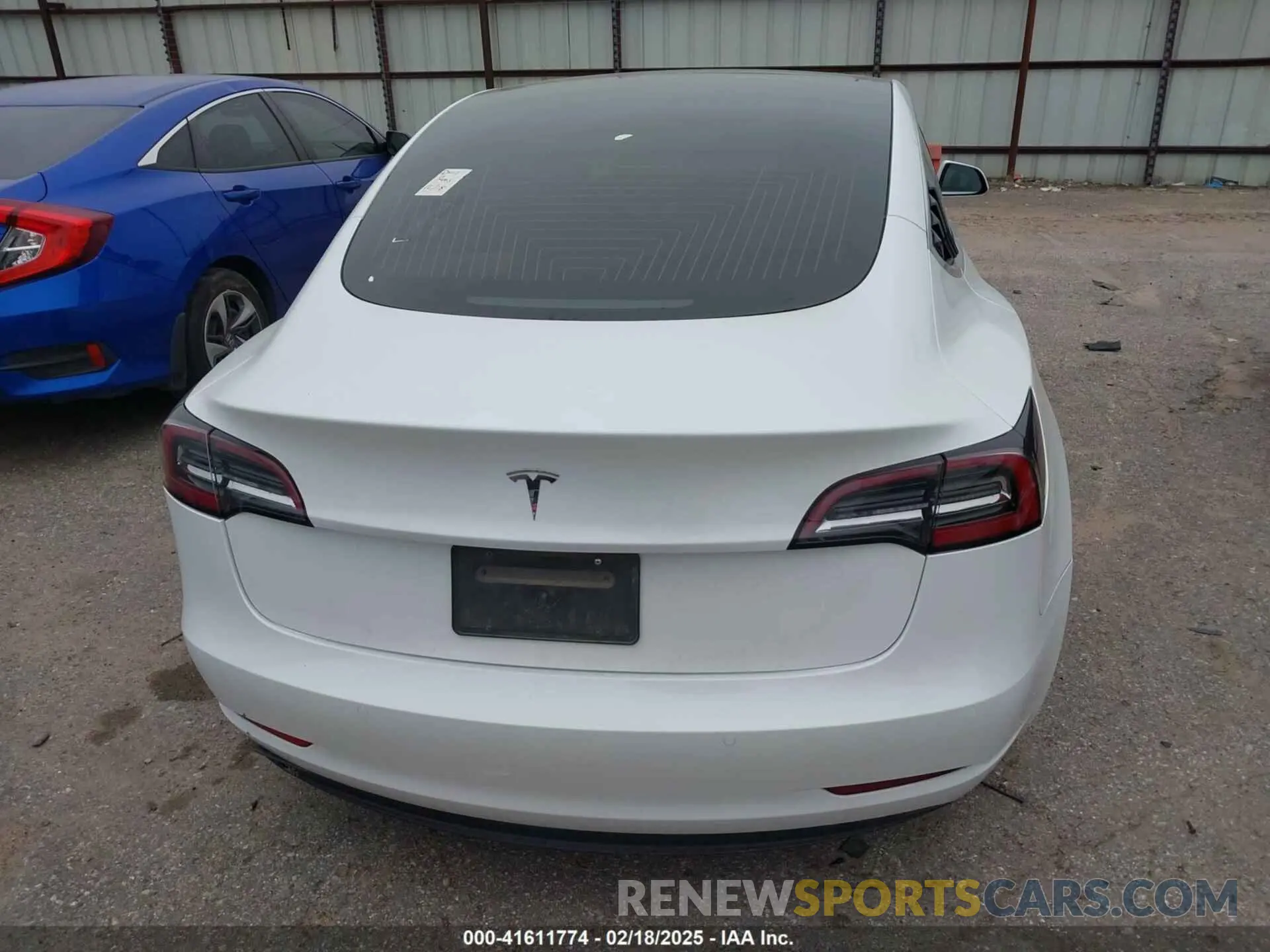 15 fotografías del automóvil dañado 5YJ3E1EA0KF425244 TESLA MODEL 3 2019