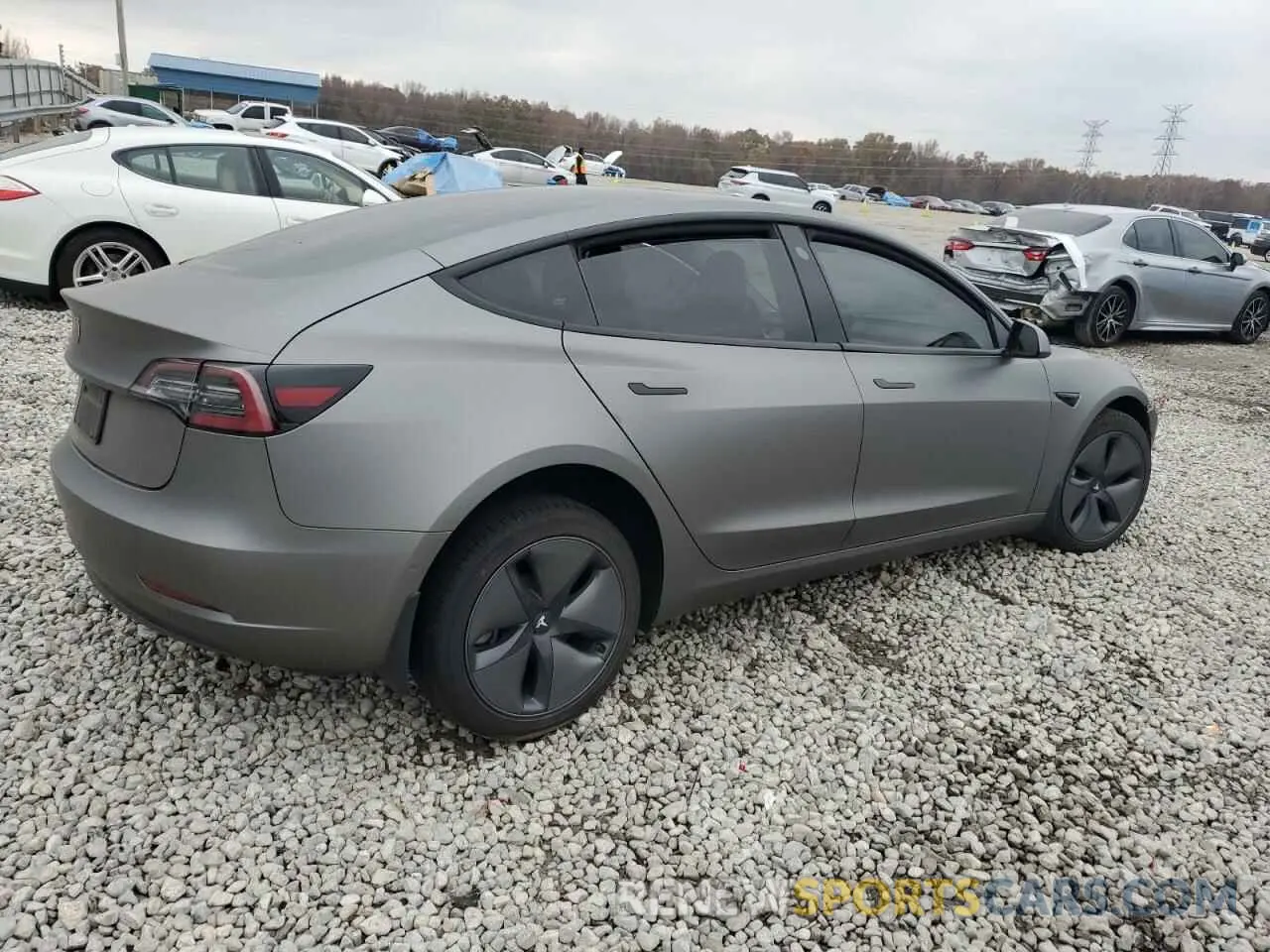 3 fotografías del automóvil dañado 5YJ3E1EA0KF426930 TESLA MODEL 3 2019
