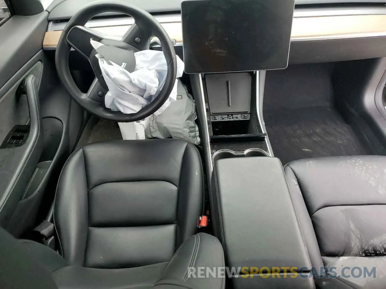 8 fotografías del automóvil dañado 5YJ3E1EA0KF426930 TESLA MODEL 3 2019