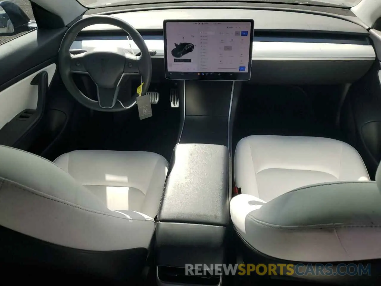 8 fotografías del automóvil dañado 5YJ3E1EA0KF431948 TESLA MODEL 3 2019
