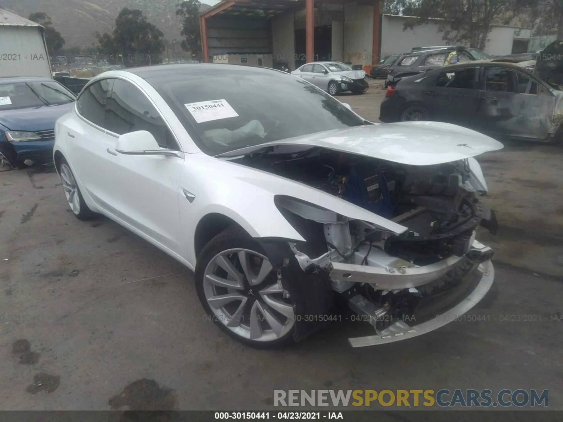 1 fotografías del automóvil dañado 5YJ3E1EA0KF436275 TESLA MODEL 3 2019
