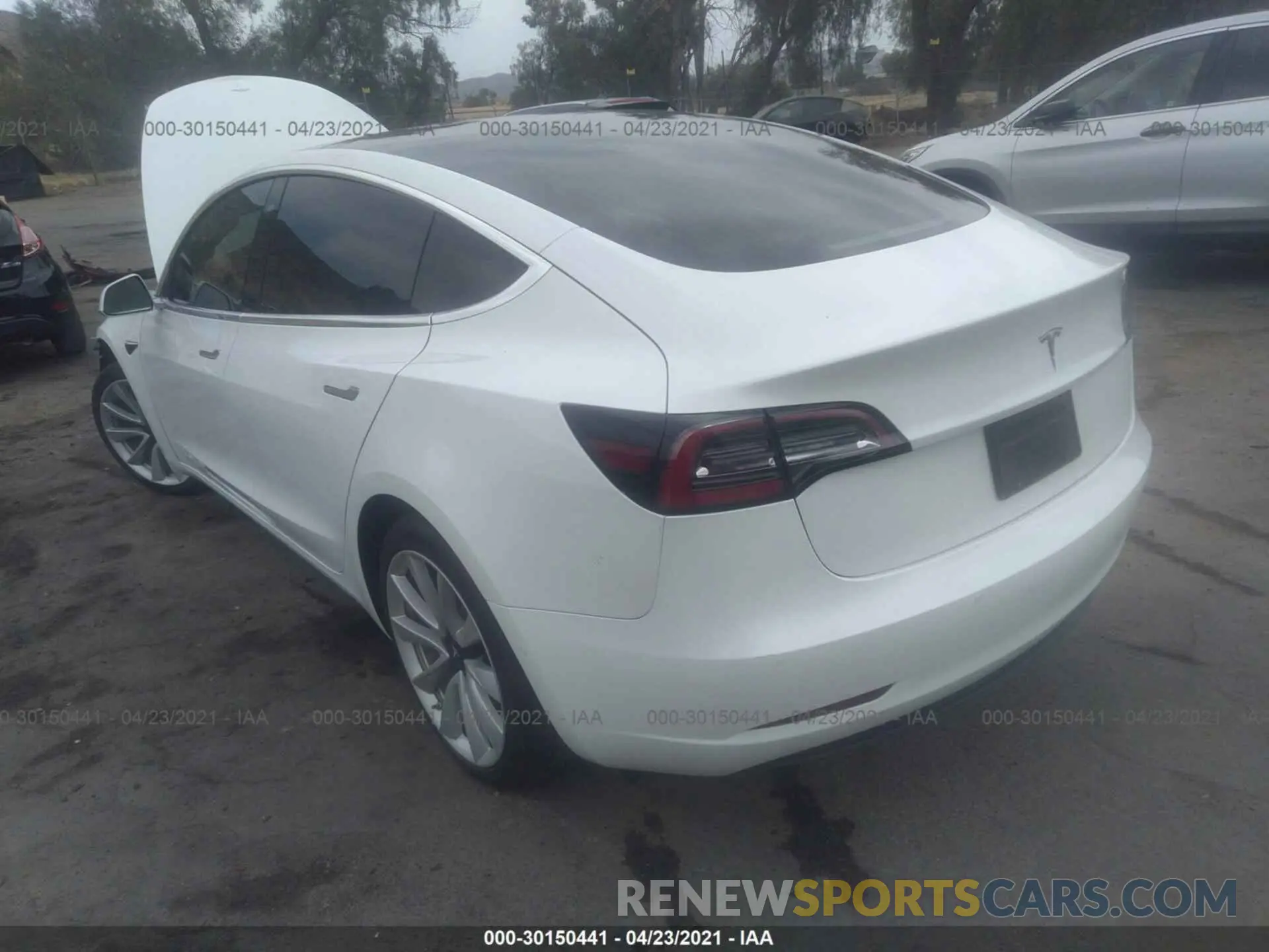 3 fotografías del automóvil dañado 5YJ3E1EA0KF436275 TESLA MODEL 3 2019