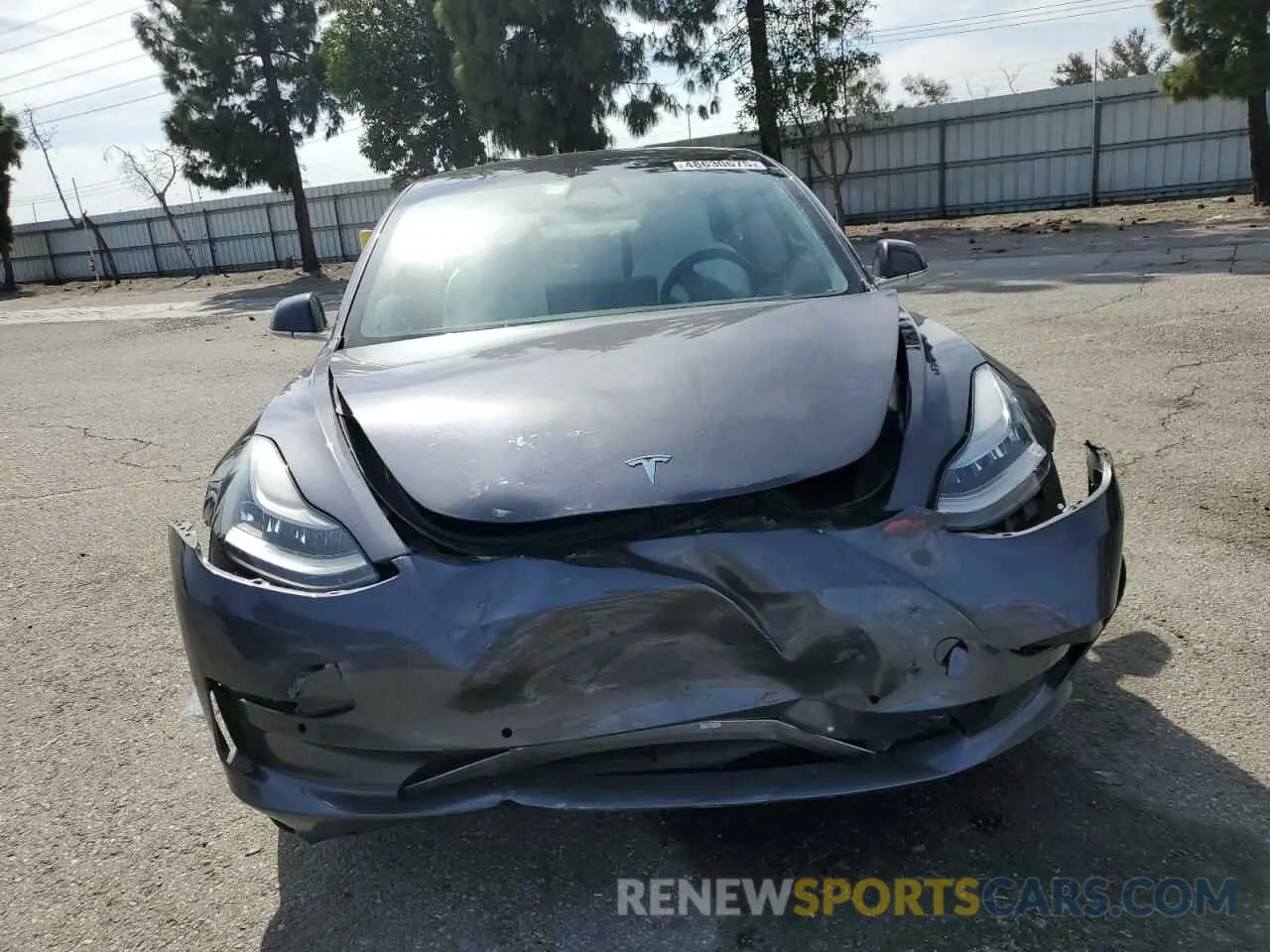 5 fotografías del automóvil dañado 5YJ3E1EA0KF445185 TESLA MODEL 3 2019