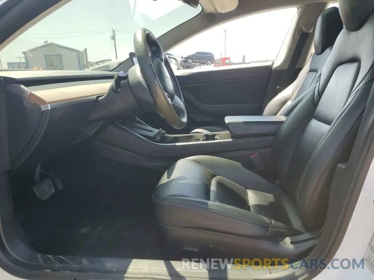 7 fotografías del automóvil dañado 5YJ3E1EA0KF466585 TESLA MODEL 3 2019