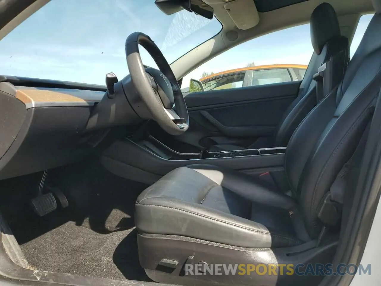 7 fotografías del automóvil dañado 5YJ3E1EA0KF484178 TESLA MODEL 3 2019