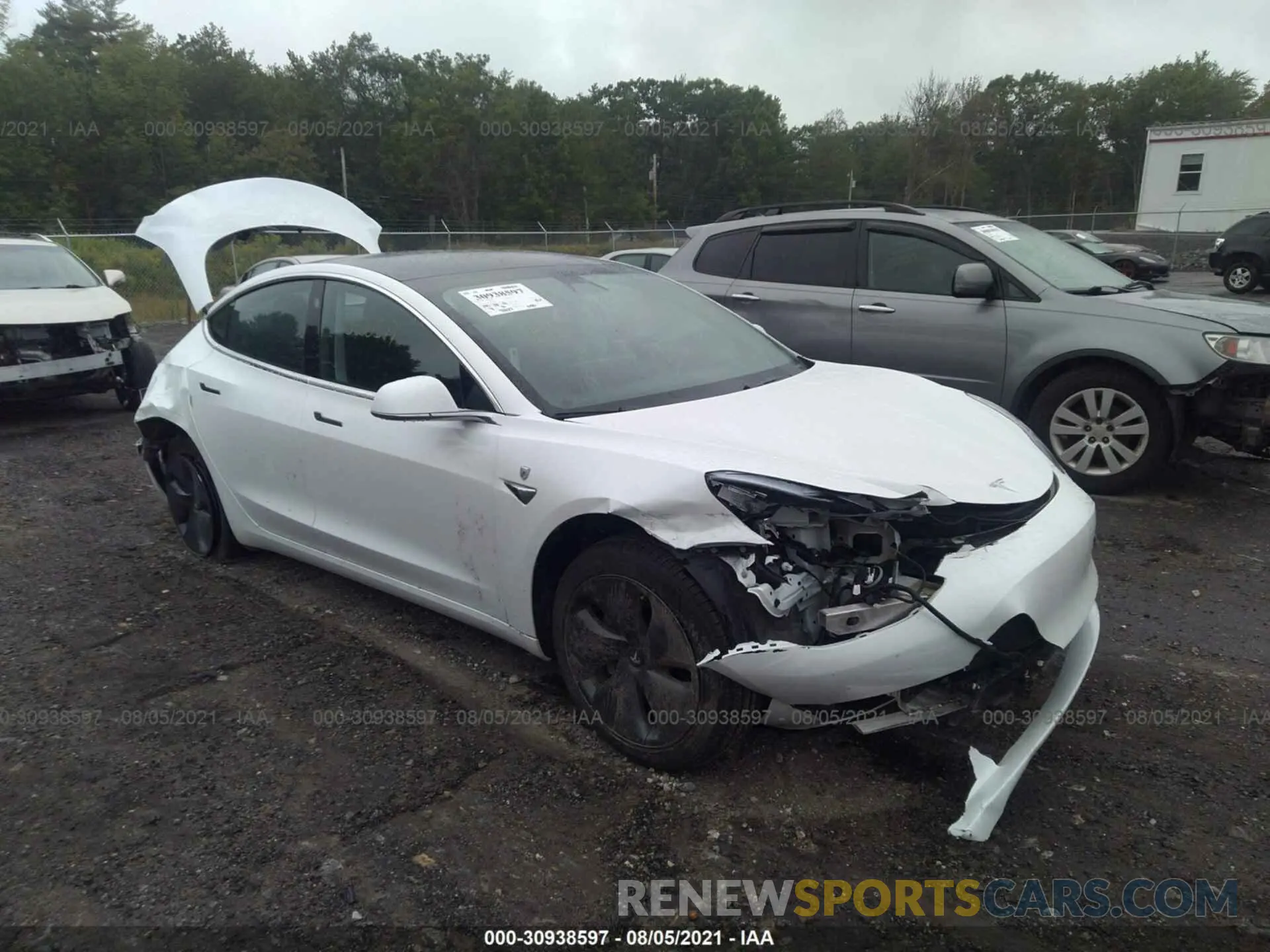 1 fotografías del automóvil dañado 5YJ3E1EA0KF484200 TESLA MODEL 3 2019