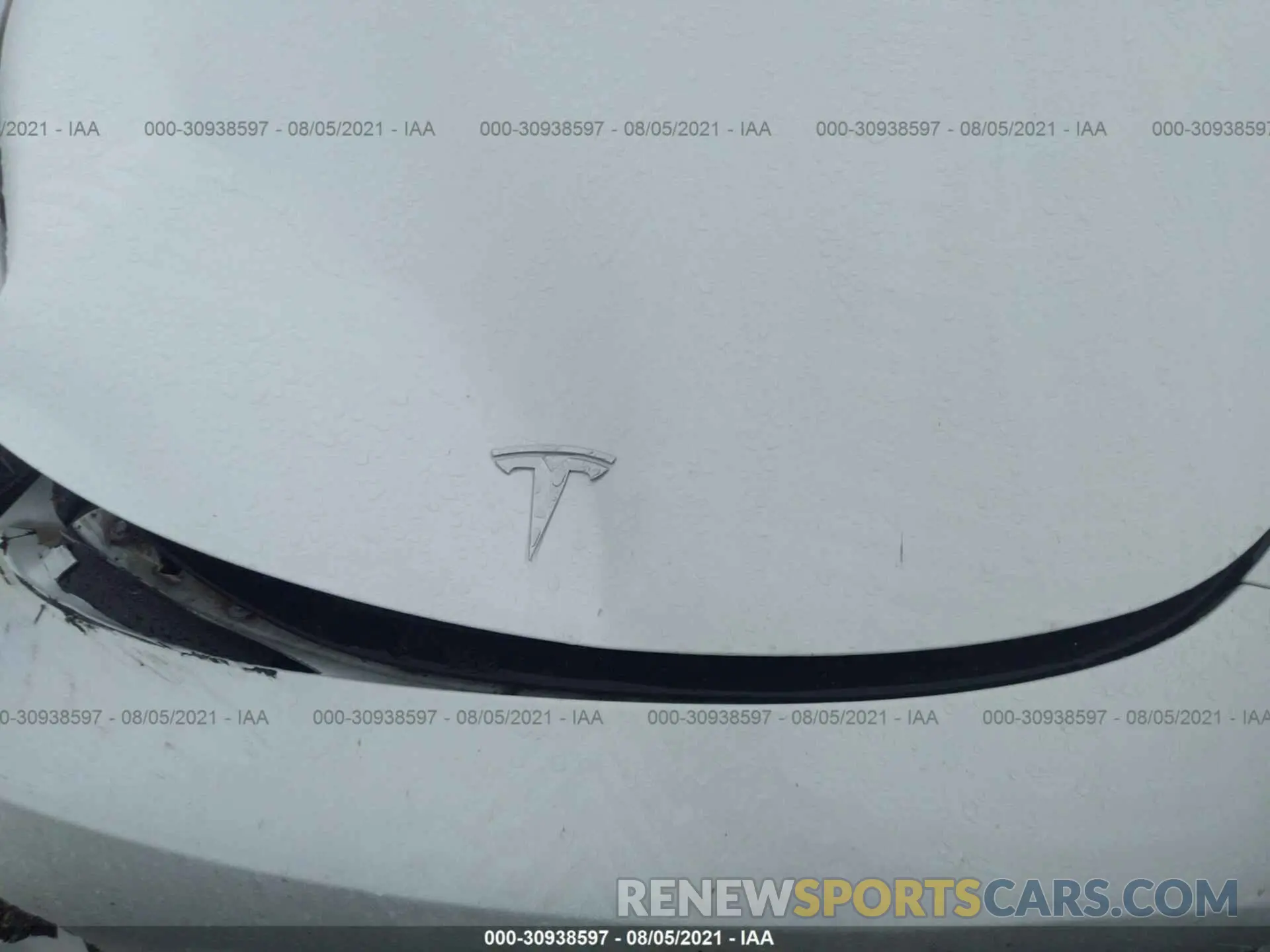 10 fotografías del automóvil dañado 5YJ3E1EA0KF484200 TESLA MODEL 3 2019