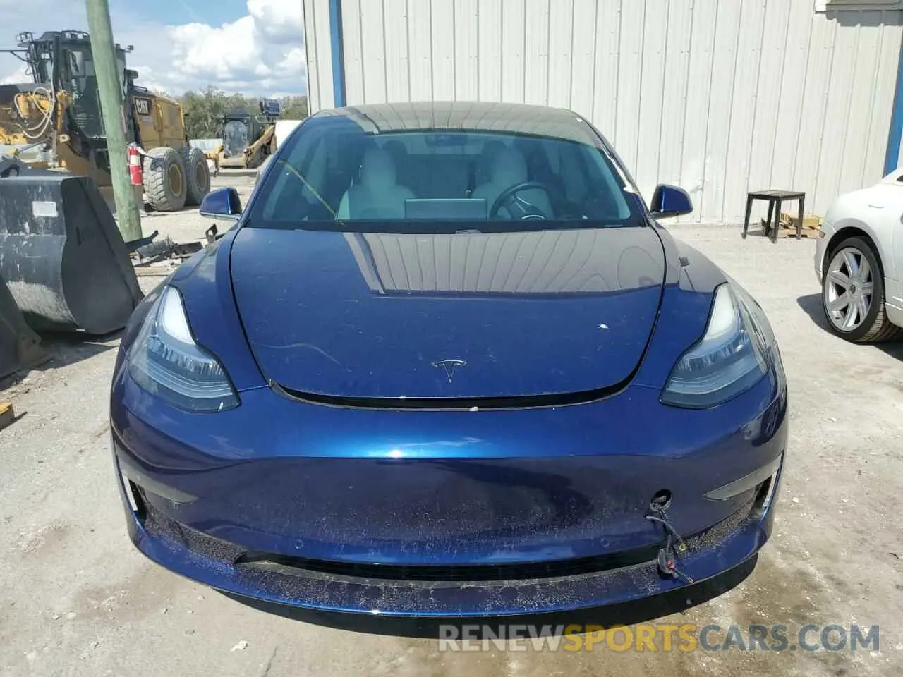 5 fotografías del automóvil dañado 5YJ3E1EA0KF486075 TESLA MODEL 3 2019