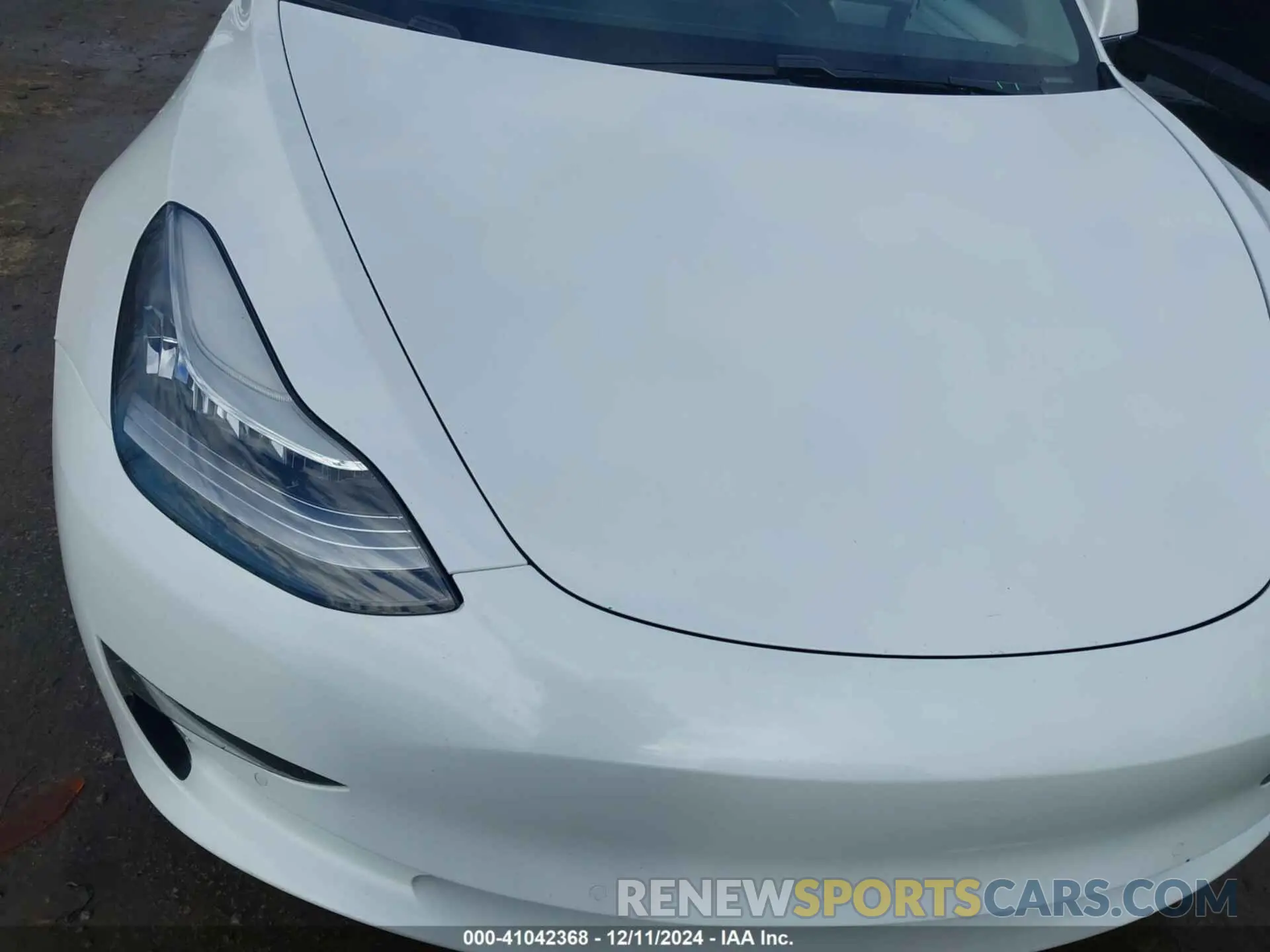 6 fotografías del automóvil dañado 5YJ3E1EA1KF299833 TESLA MODEL 3 2019