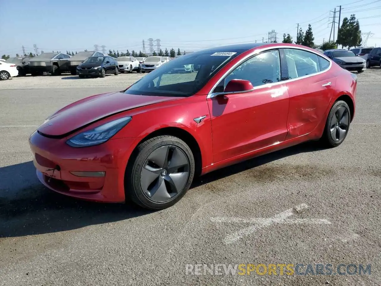 1 fotografías del automóvil dañado 5YJ3E1EA1KF308692 TESLA MODEL 3 2019