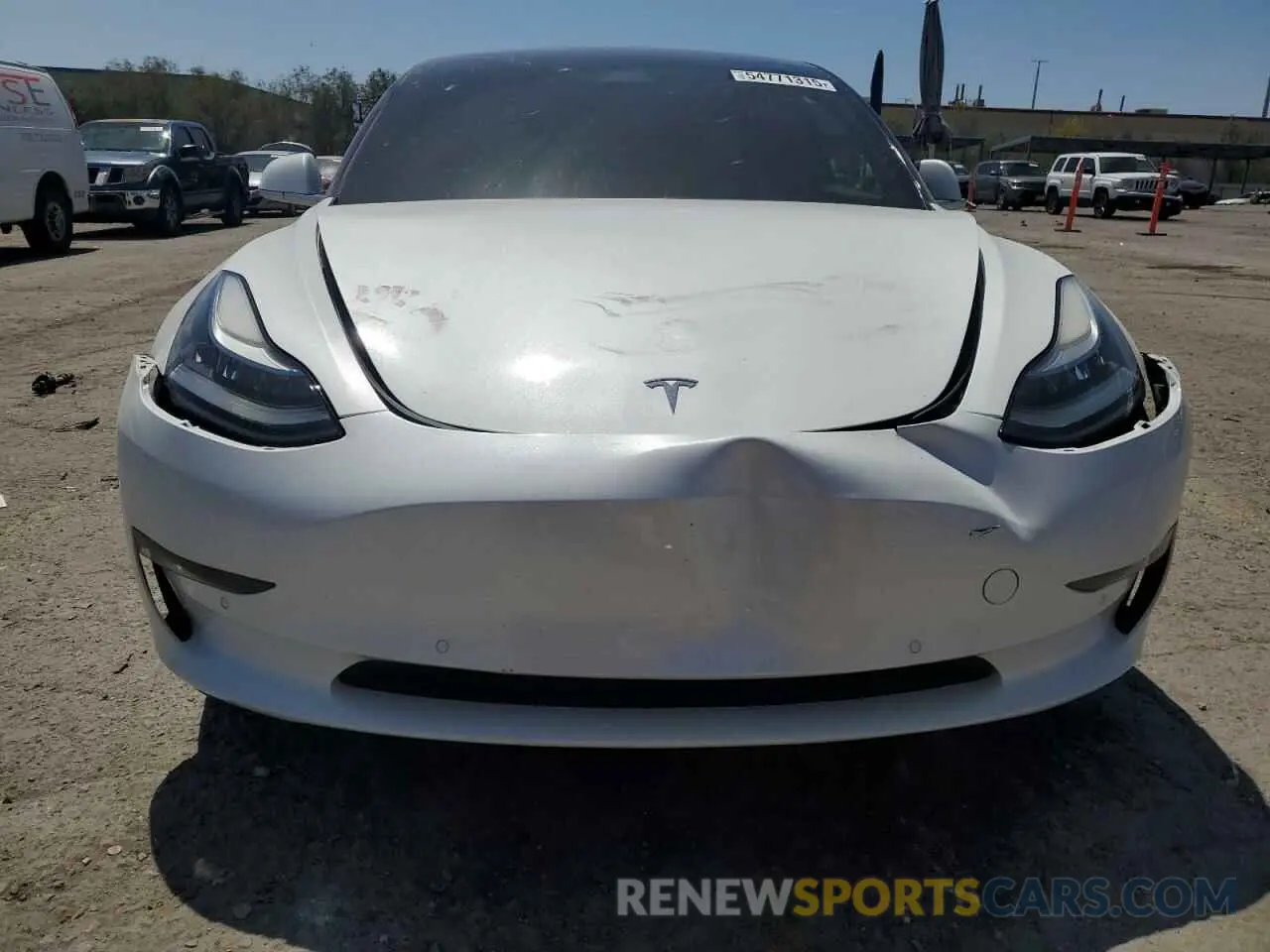 5 fotografías del automóvil dañado 5YJ3E1EA1KF327193 TESLA MODEL 3 2019