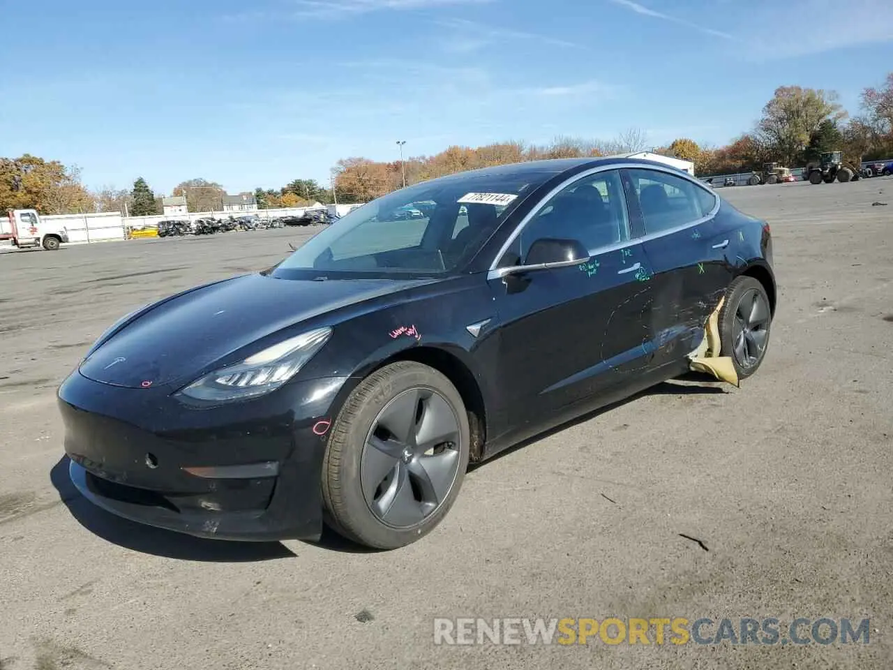 1 fotografías del automóvil dañado 5YJ3E1EA1KF397812 TESLA MODEL 3 2019