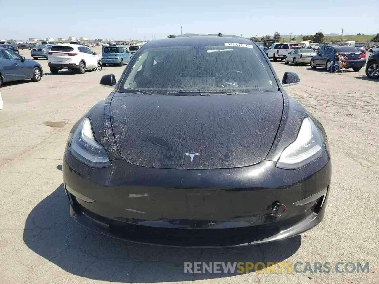 5 fotografías del automóvil dañado 5YJ3E1EA1KF410137 TESLA MODEL 3 2019