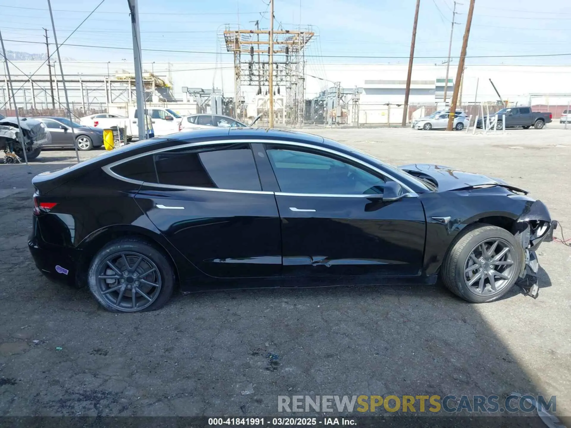 12 fotografías del automóvil dañado 5YJ3E1EA1KF410297 TESLA MODEL 3 2019