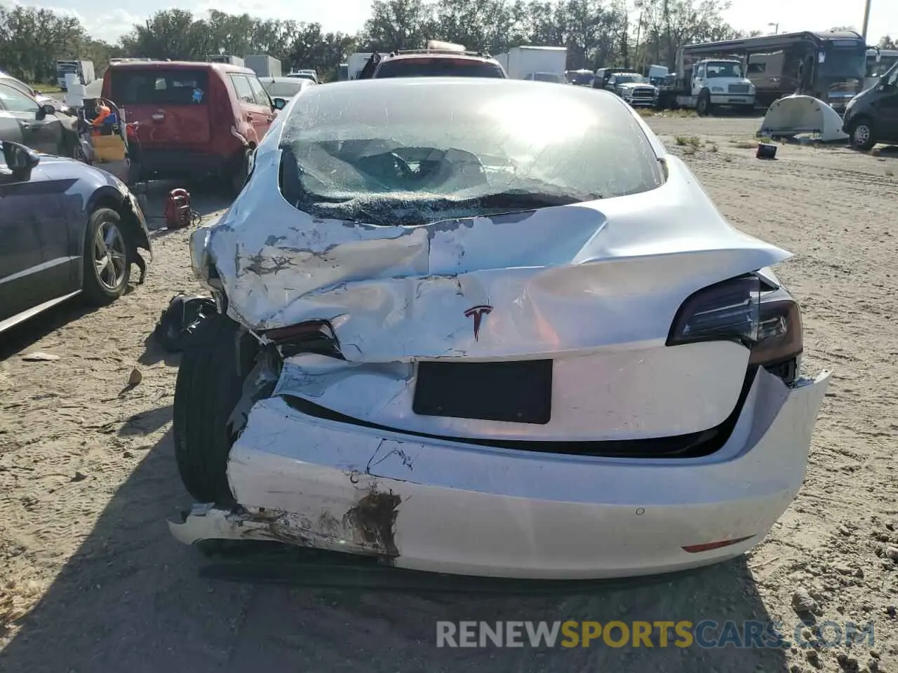 6 fotografías del automóvil dañado 5YJ3E1EA1KF417797 TESLA MODEL 3 2019