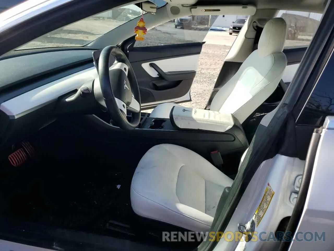 7 fotografías del automóvil dañado 5YJ3E1EA1KF417797 TESLA MODEL 3 2019