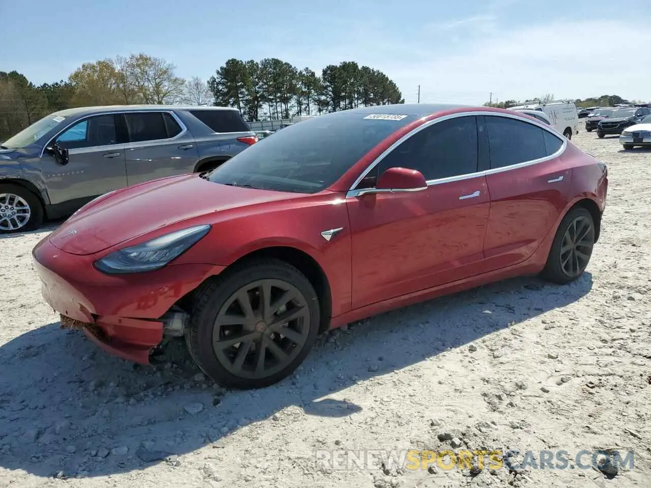 1 fotografías del automóvil dañado 5YJ3E1EA1KF426158 TESLA MODEL 3 2019