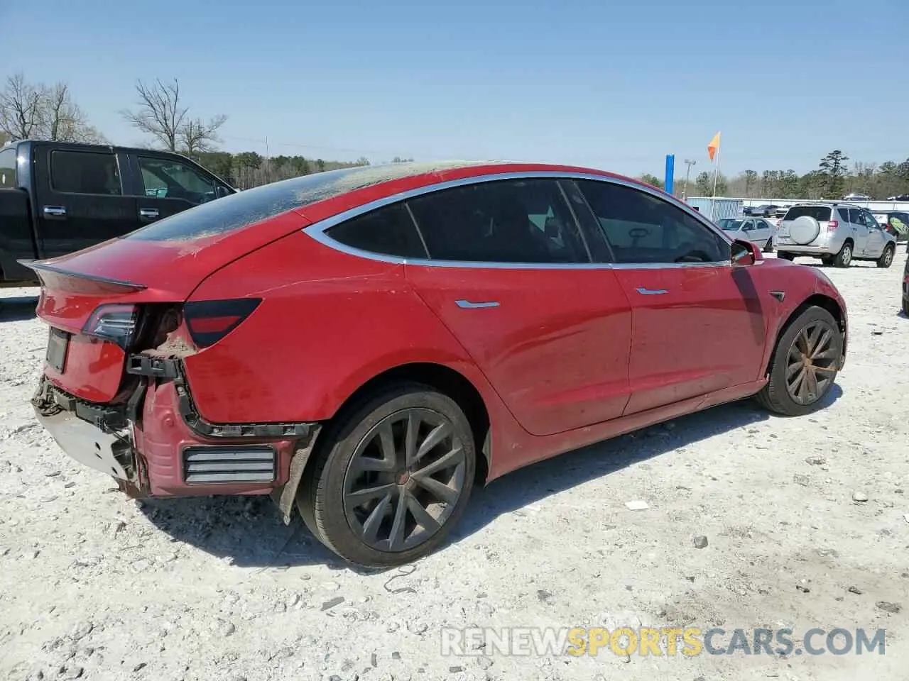 3 fotografías del automóvil dañado 5YJ3E1EA1KF426158 TESLA MODEL 3 2019