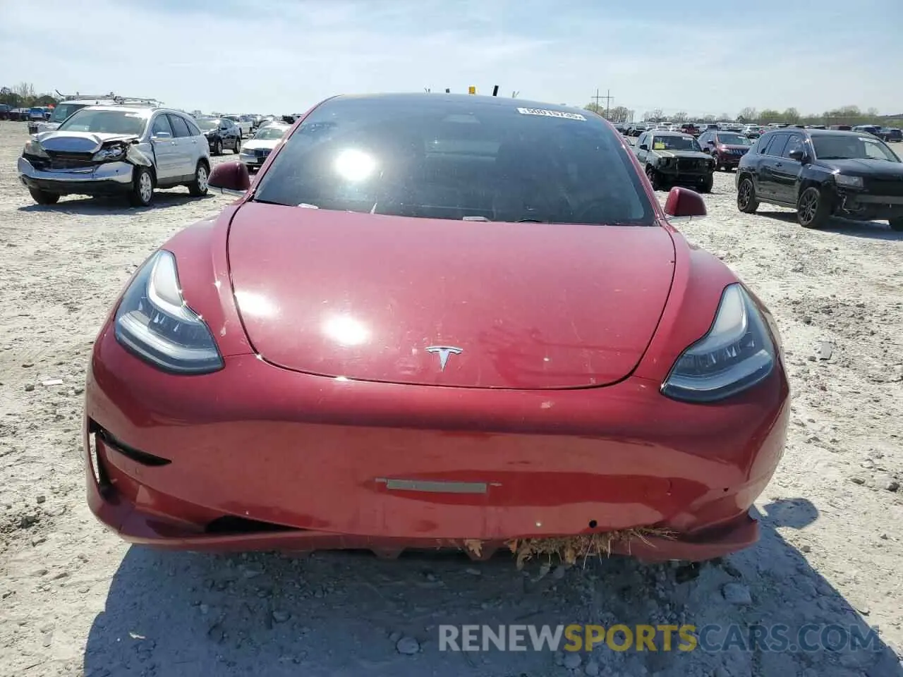 5 fotografías del automóvil dañado 5YJ3E1EA1KF426158 TESLA MODEL 3 2019