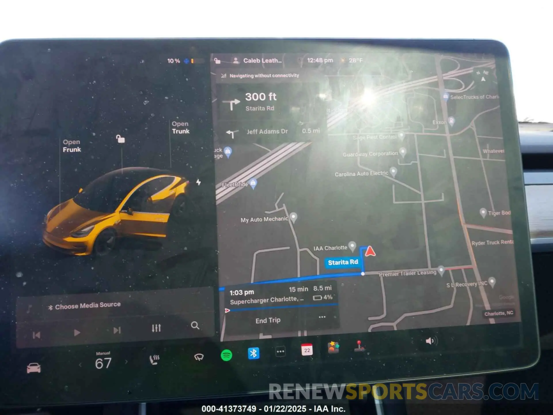 7 fotografías del automóvil dañado 5YJ3E1EA1KF430775 TESLA MODEL 3 2019