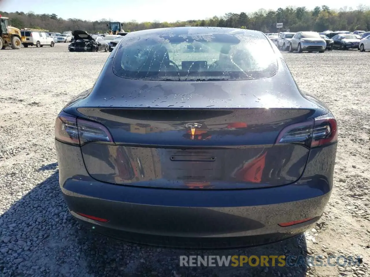6 fotografías del automóvil dañado 5YJ3E1EA1KF435295 TESLA MODEL 3 2019
