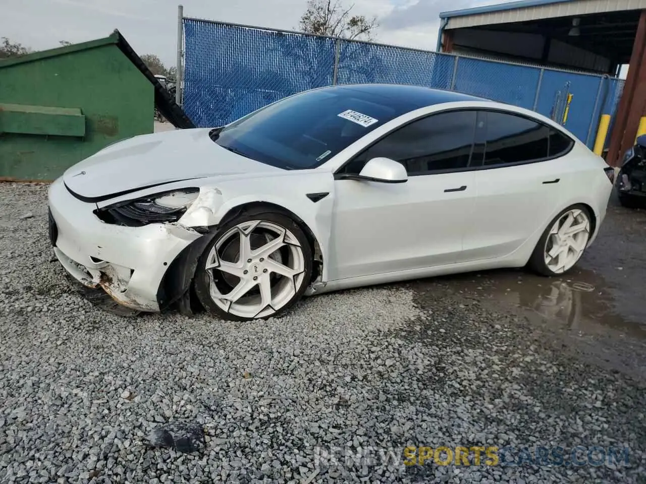 1 fotografías del automóvil dañado 5YJ3E1EA1KF482519 TESLA MODEL 3 2019