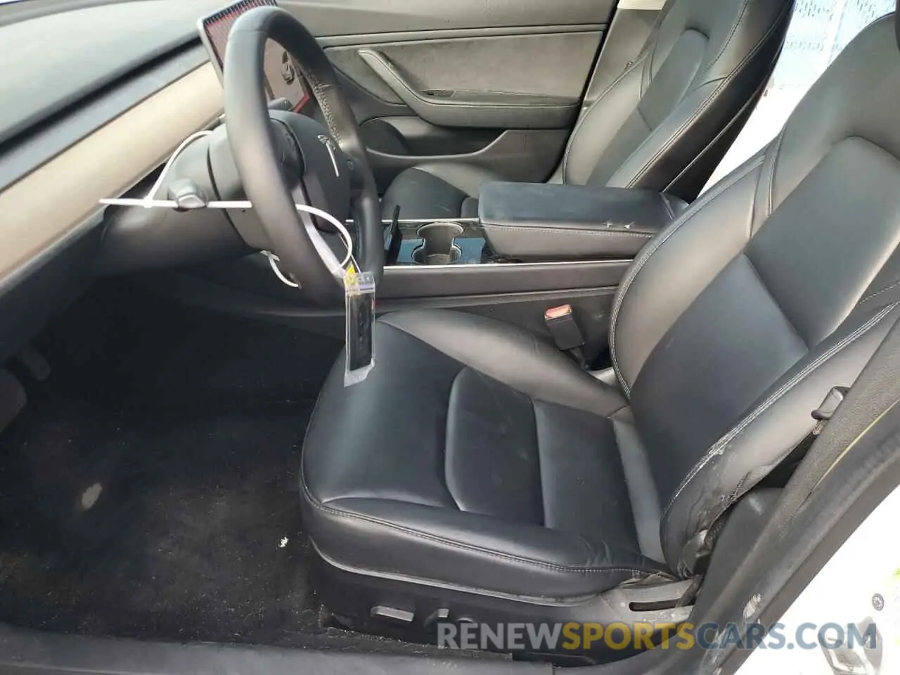7 fotografías del automóvil dañado 5YJ3E1EA1KF482519 TESLA MODEL 3 2019