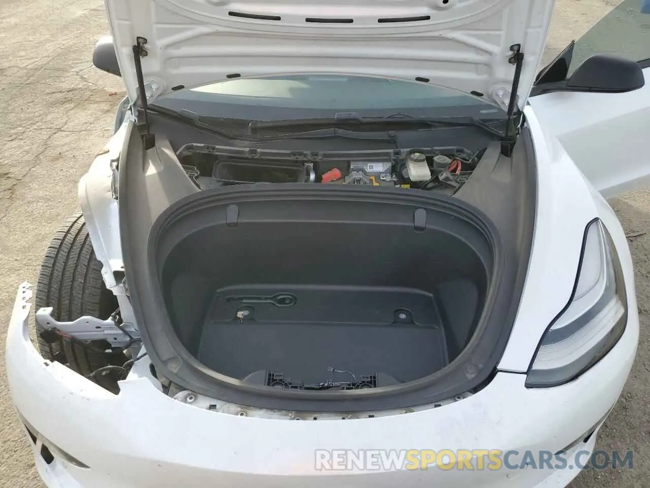 11 fotografías del automóvil dañado 5YJ3E1EA1KF485677 TESLA MODEL 3 2019