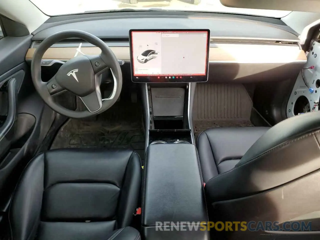 8 fotografías del automóvil dañado 5YJ3E1EA1KF485677 TESLA MODEL 3 2019