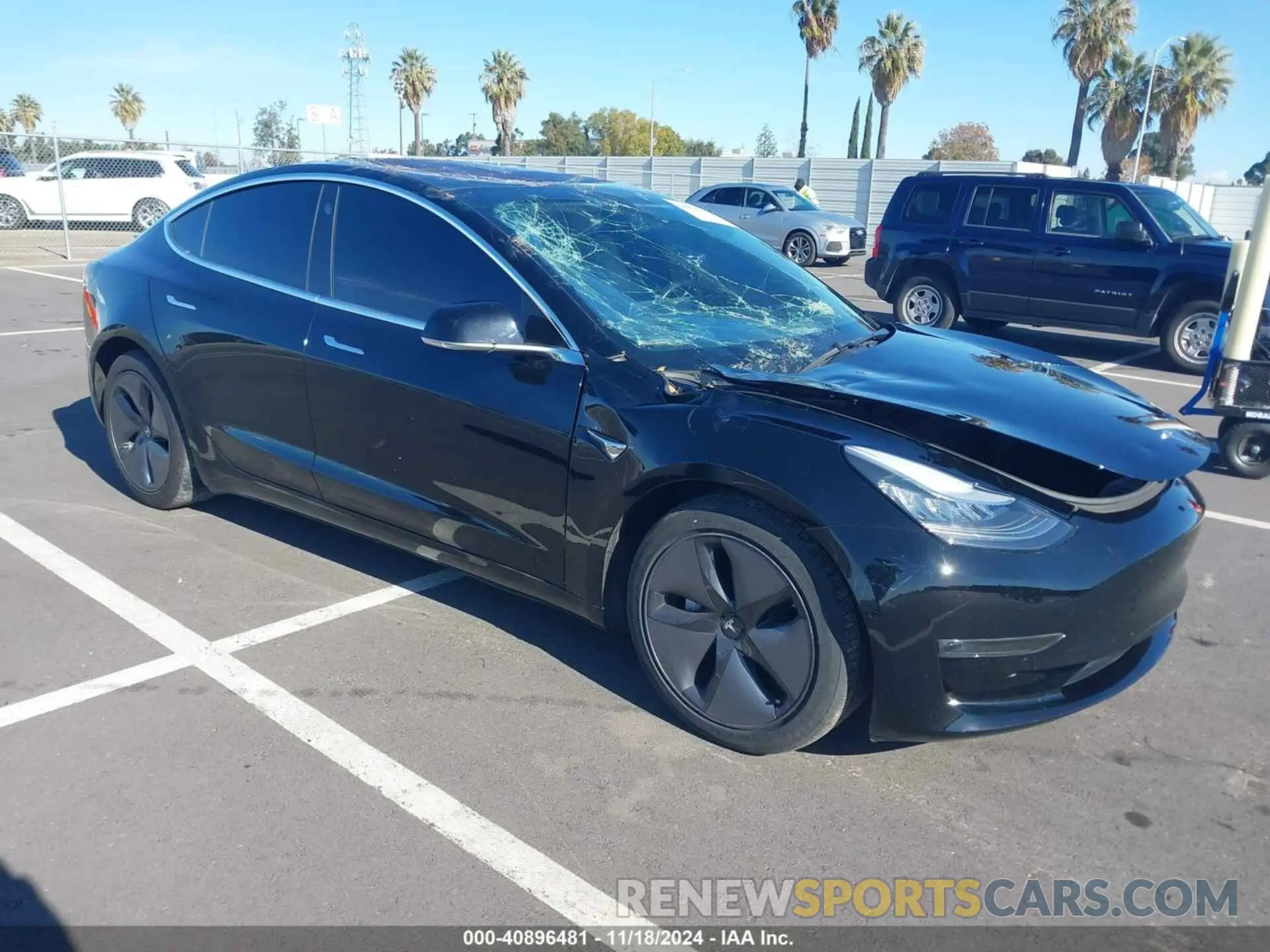 1 fotografías del automóvil dañado 5YJ3E1EA2KF189986 TESLA MODEL 3 2019