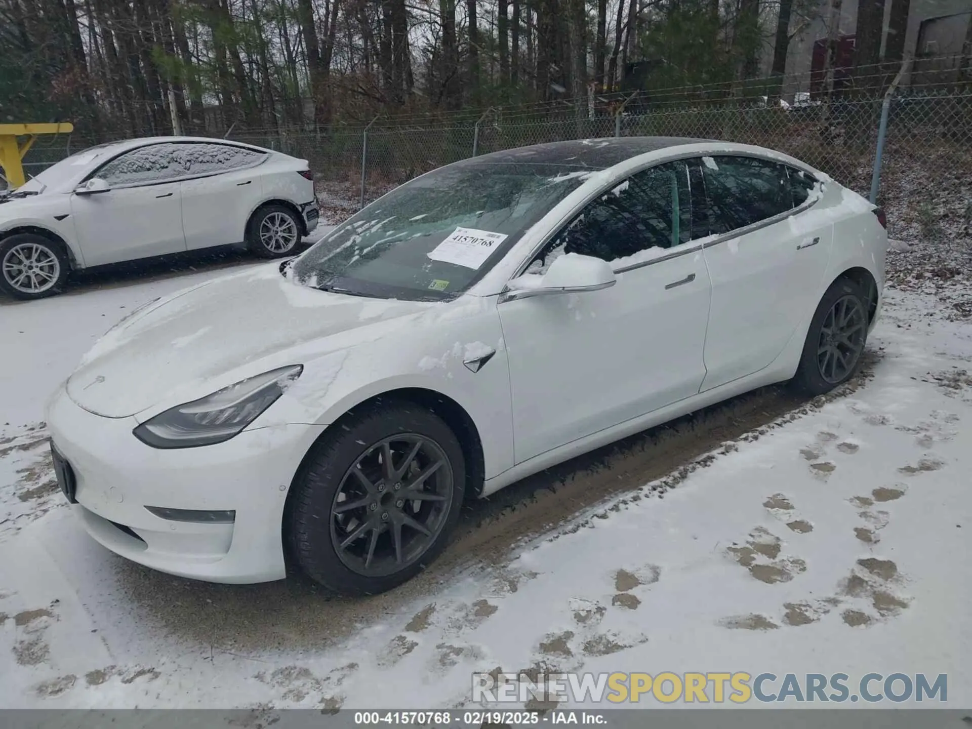 2 fotografías del automóvil dañado 5YJ3E1EA2KF299730 TESLA MODEL 3 2019
