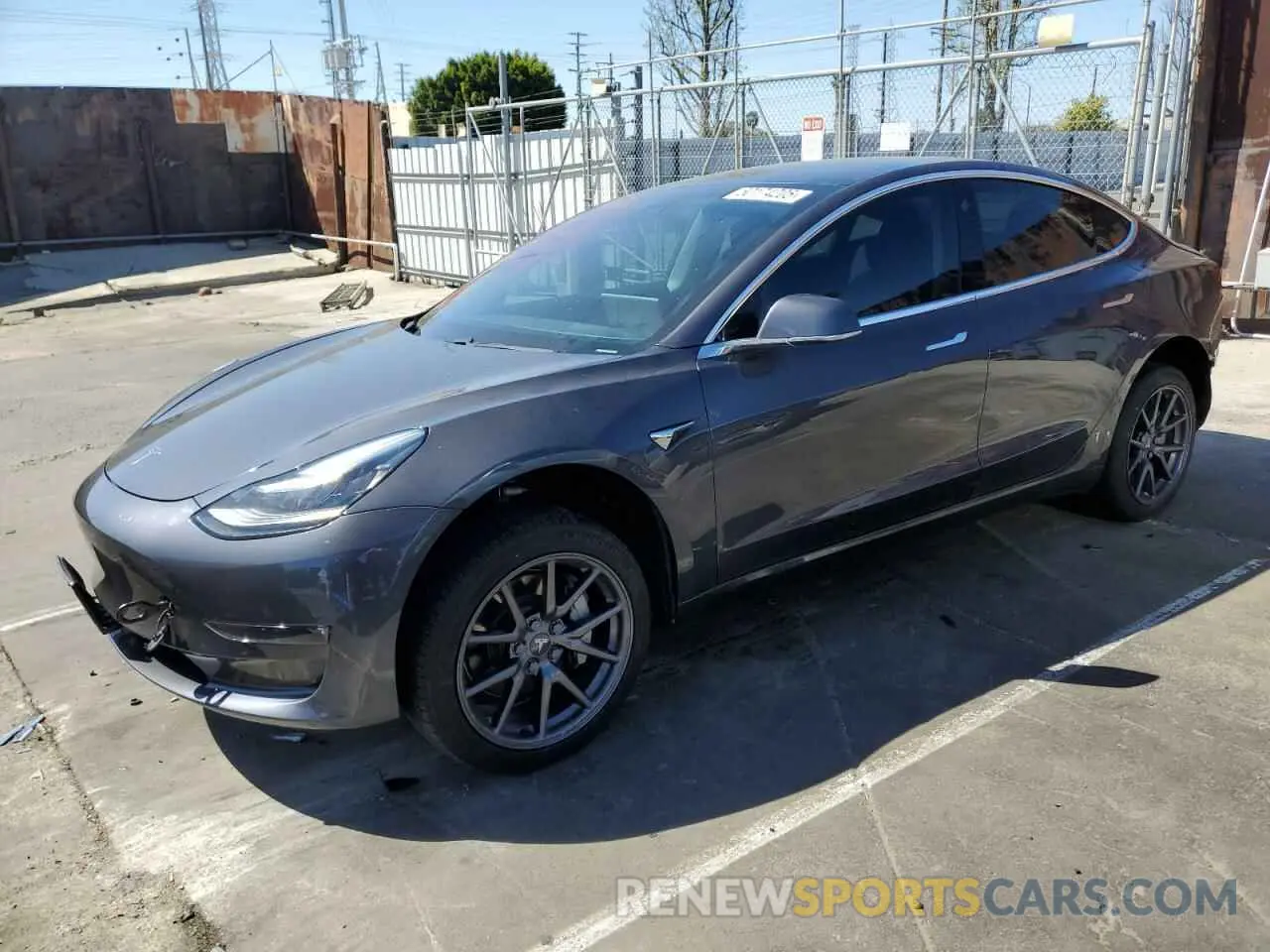 1 fotografías del automóvil dañado 5YJ3E1EA2KF307549 TESLA MODEL 3 2019
