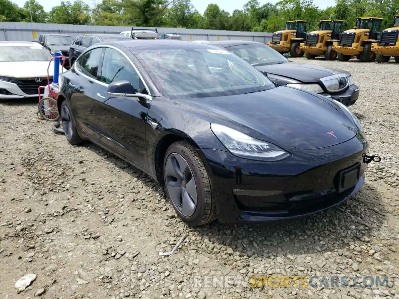 1 fotografías del automóvil dañado 5YJ3E1EA2KF313464 TESLA MODEL 3 2019