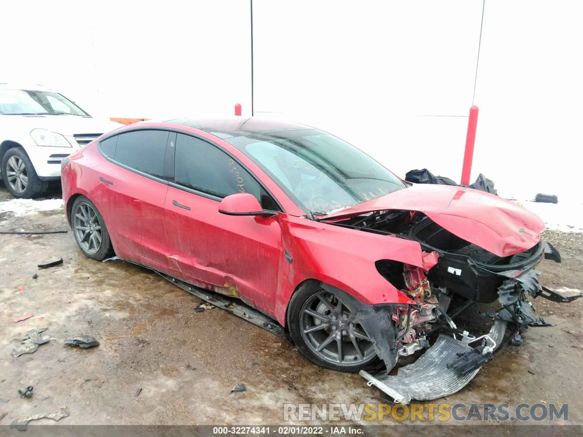 1 fotografías del automóvil dañado 5YJ3E1EA2KF314873 TESLA MODEL 3 2019