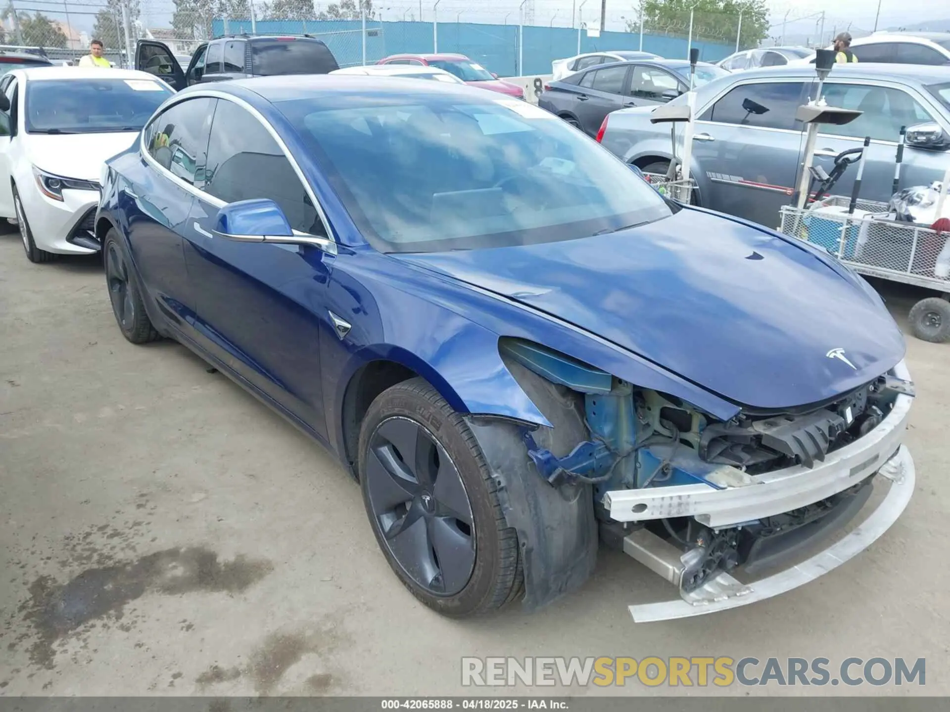 1 fotografías del automóvil dañado 5YJ3E1EA2KF326103 TESLA MODEL 3 2019