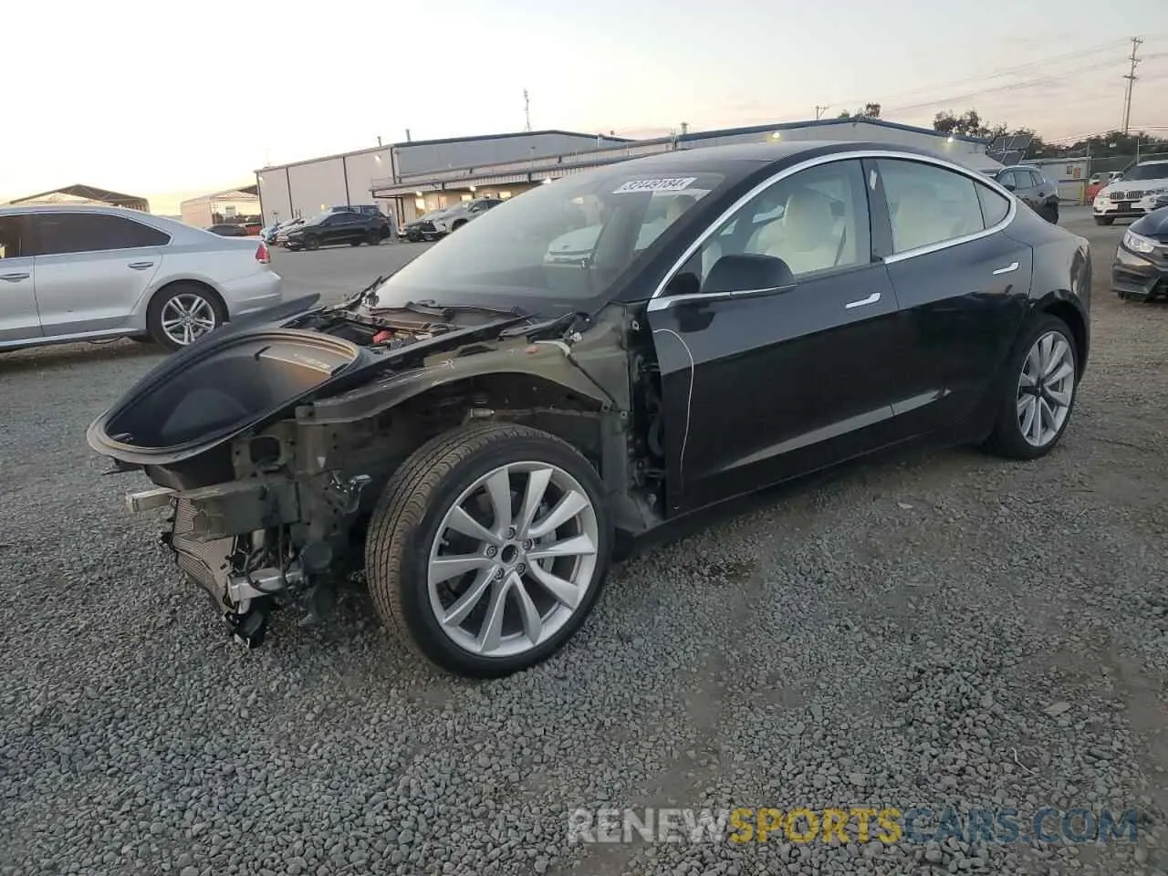 1 fotografías del automóvil dañado 5YJ3E1EA2KF327736 TESLA MODEL 3 2019