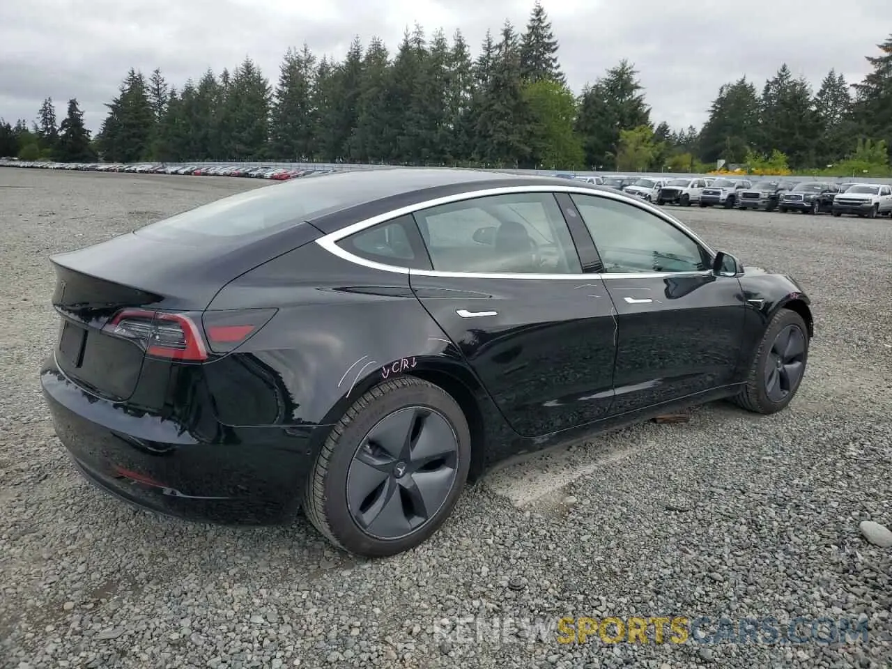 3 fotografías del automóvil dañado 5YJ3E1EA2KF361787 TESLA MODEL 3 2019