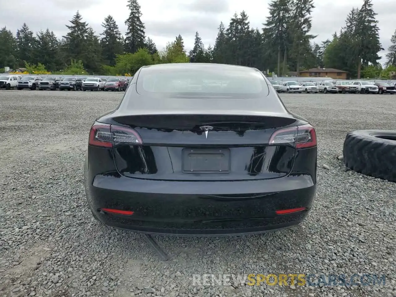 6 fotografías del automóvil dañado 5YJ3E1EA2KF361787 TESLA MODEL 3 2019