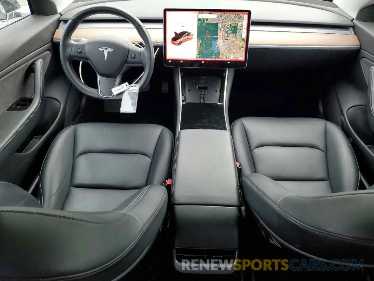 8 fotografías del automóvil dañado 5YJ3E1EA2KF361787 TESLA MODEL 3 2019