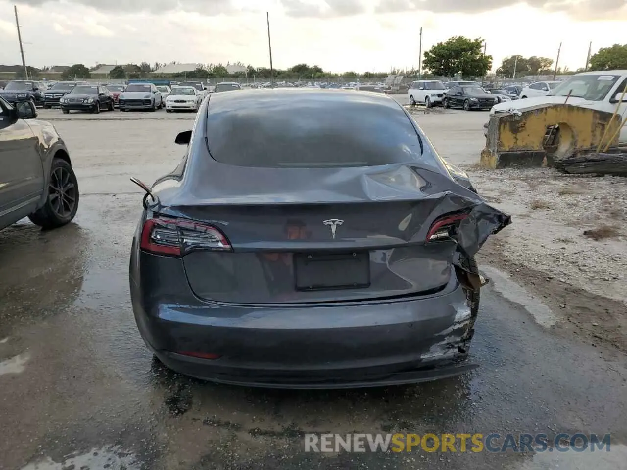 6 fotografías del automóvil dañado 5YJ3E1EA2KF362406 TESLA MODEL 3 2019