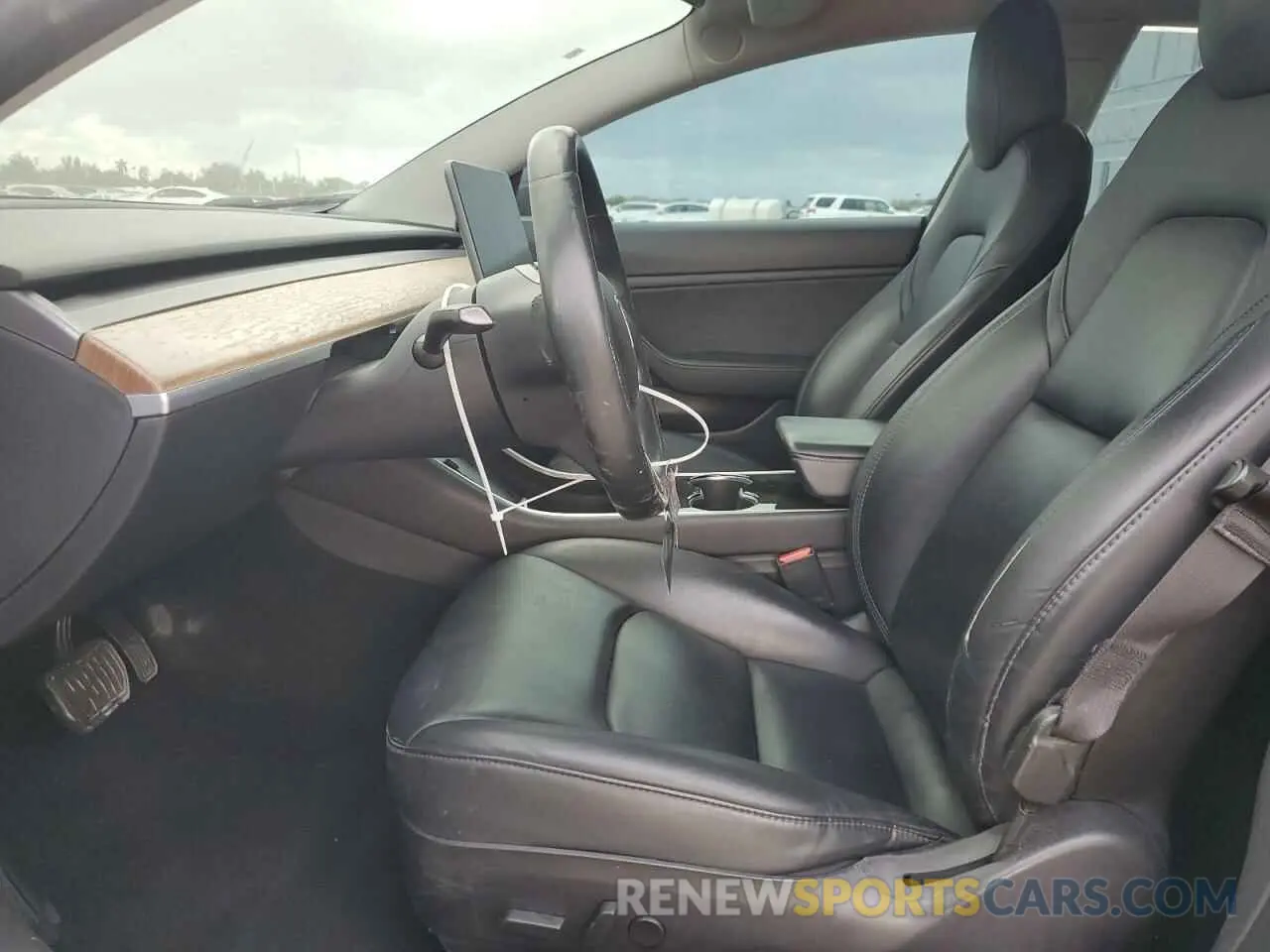 7 fotografías del automóvil dañado 5YJ3E1EA2KF362406 TESLA MODEL 3 2019