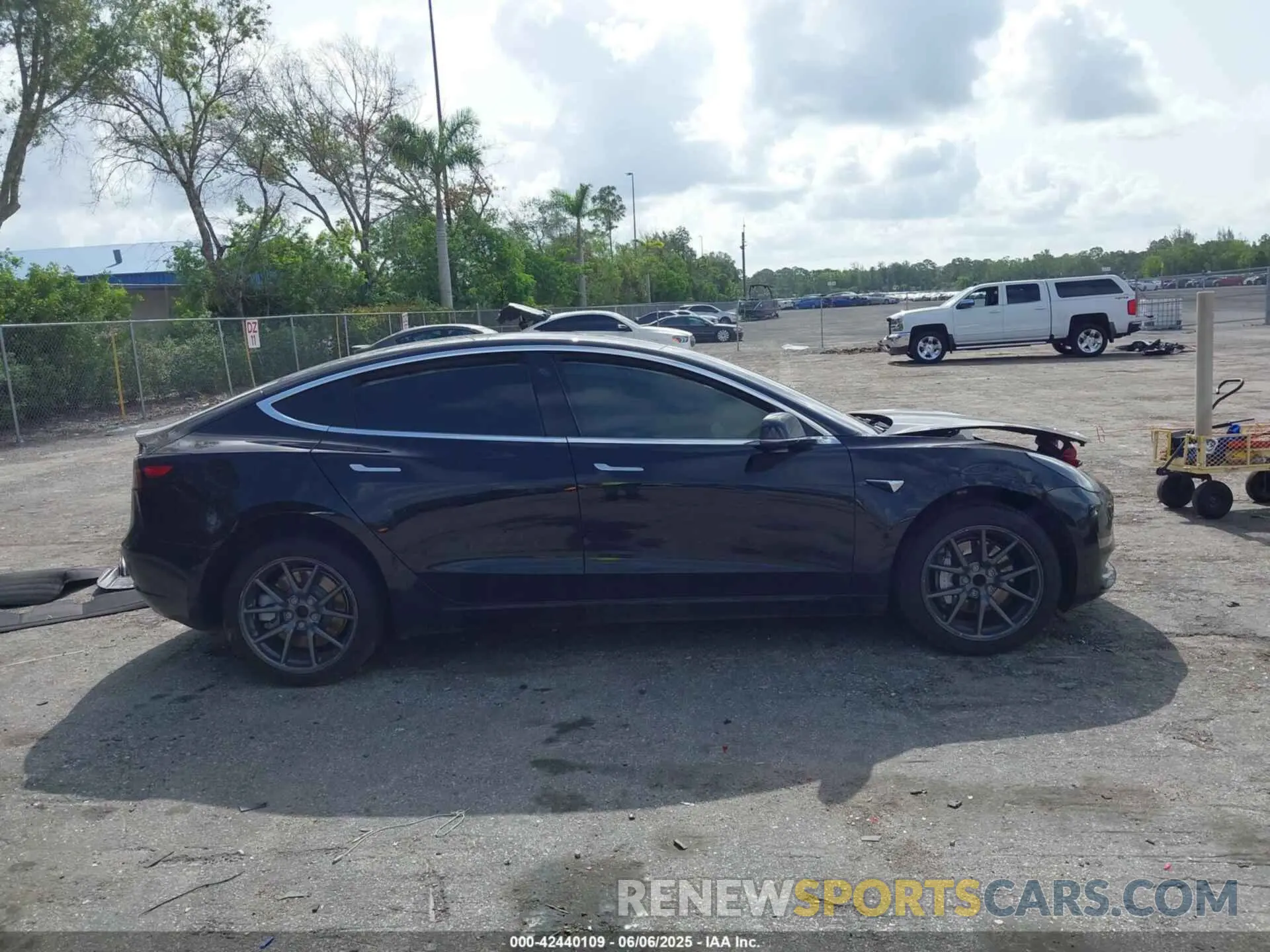 12 fotografías del automóvil dañado 5YJ3E1EA2KF394675 TESLA MODEL 3 2019