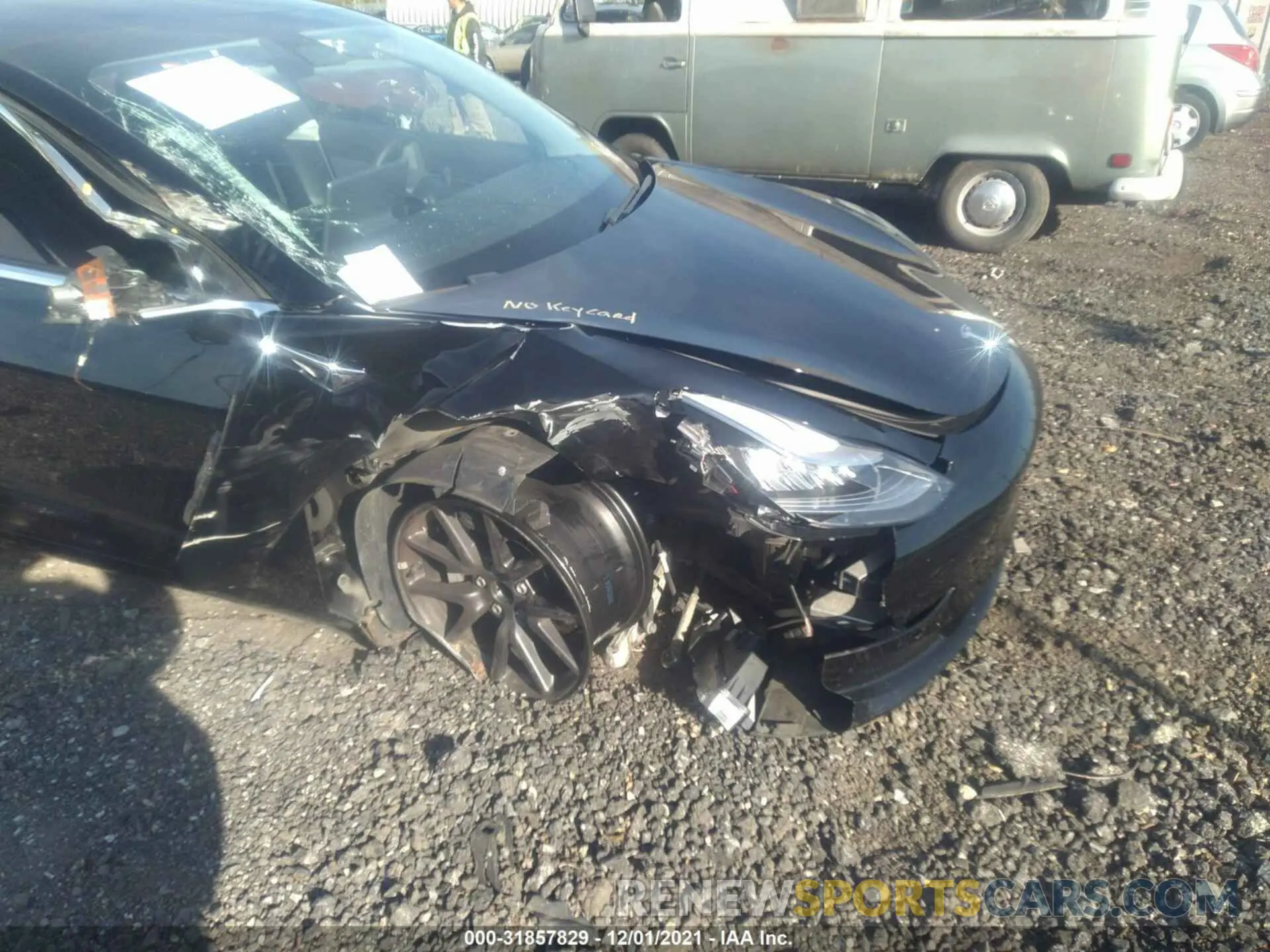 6 fotografías del automóvil dañado 5YJ3E1EA2KF396054 TESLA MODEL 3 2019