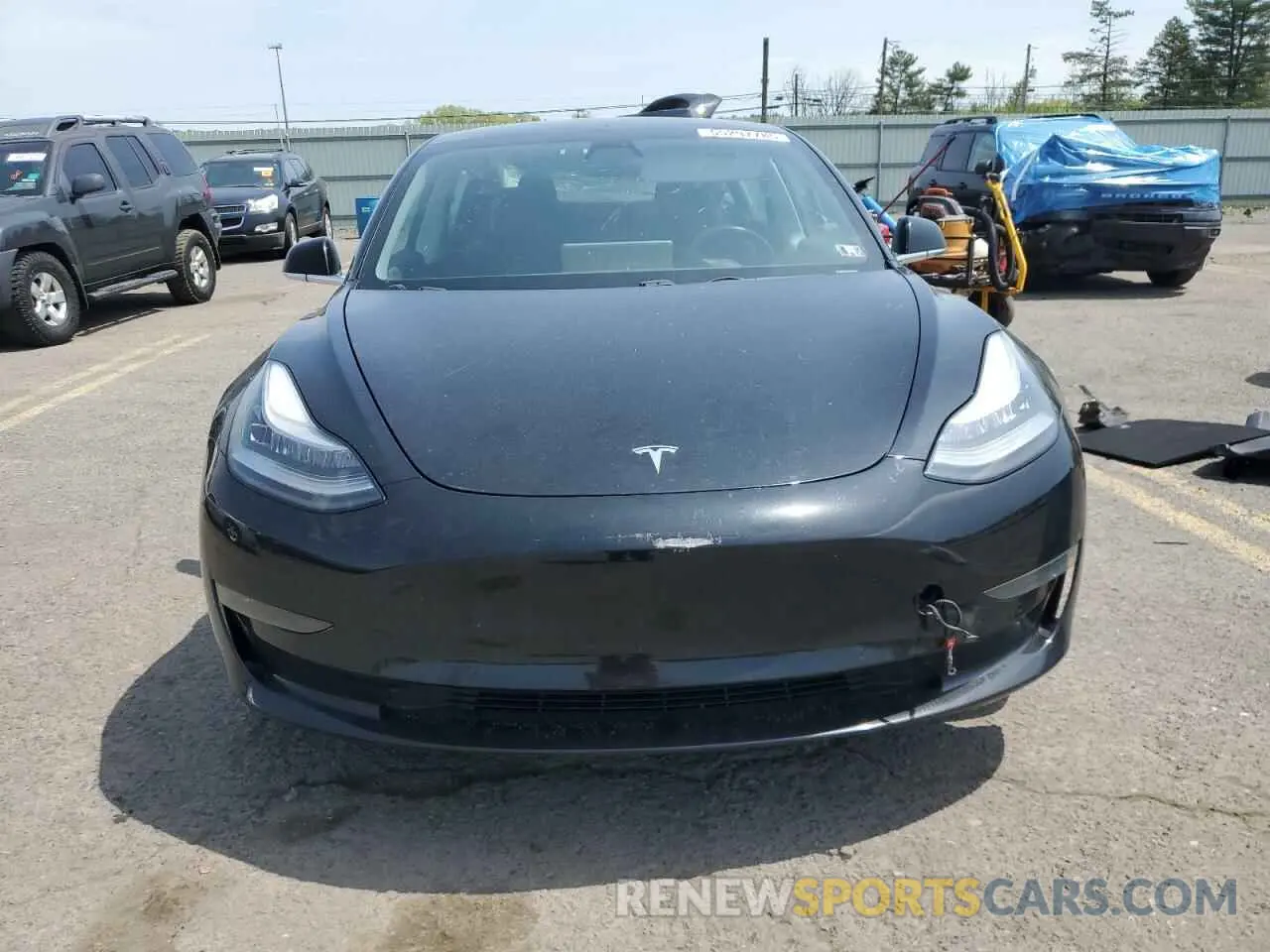 5 fotografías del automóvil dañado 5YJ3E1EA2KF397818 TESLA MODEL 3 2019